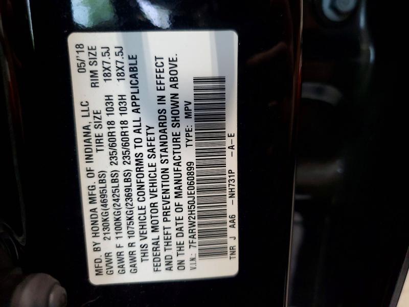 Aukcja sprzedaży 2018 Honda Cr-v, vin: 7FARW2H50JE060899, numer aukcji: 85630835