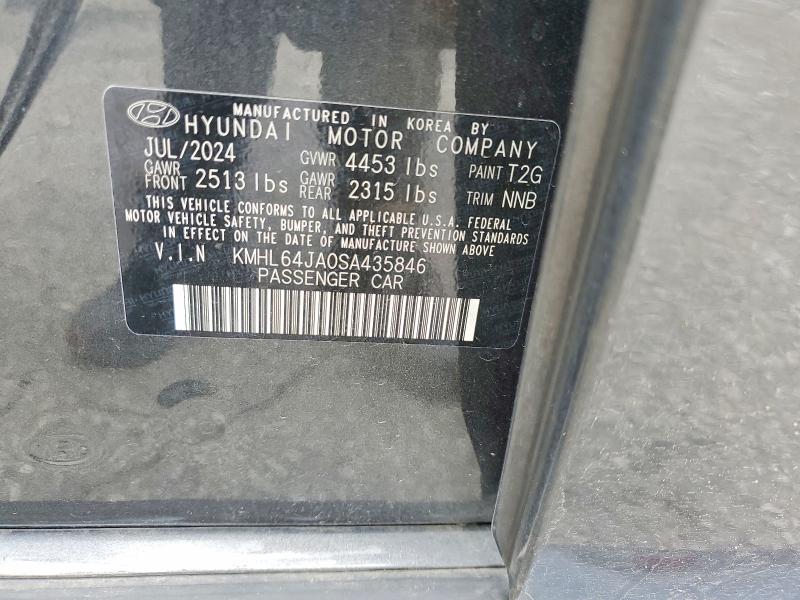 Продаж на аукціоні авто 2025 Hyundai Sonata, vin: KMHL64JA0SA435846, номер лоту: 61774806