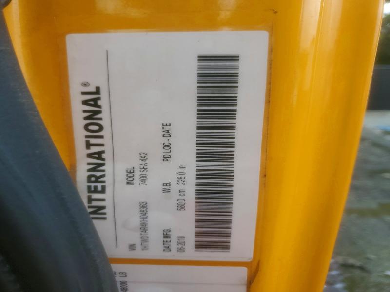 Aukcja sprzedaży 2019 International 7000, vin: 1HTWDTAR4KH048363, numer aukcji: 51924646