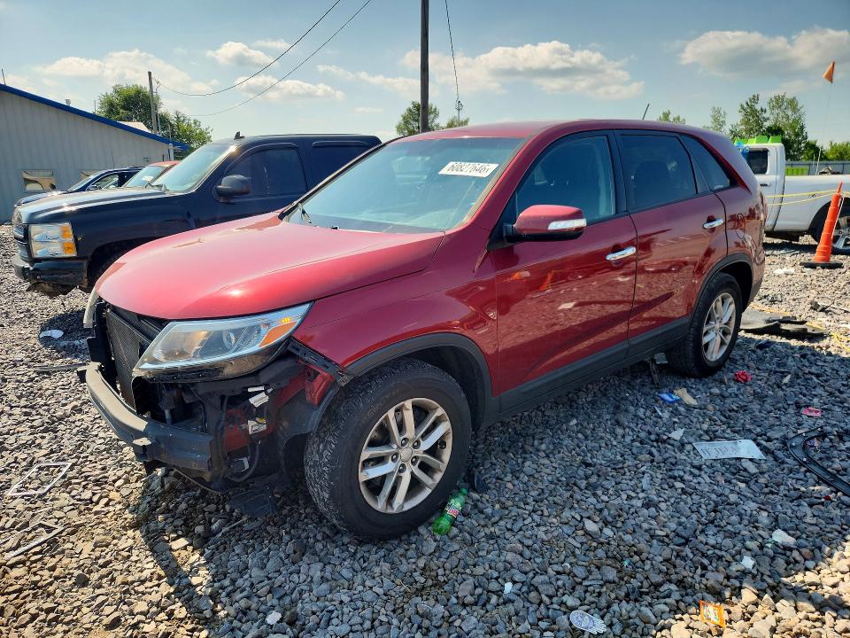 2014 Kia Sorento Lx მანქანა იყიდება აუქციონზე, vin: 5XYKT3A64EG462678, აუქციონის ნომერი: 60827646