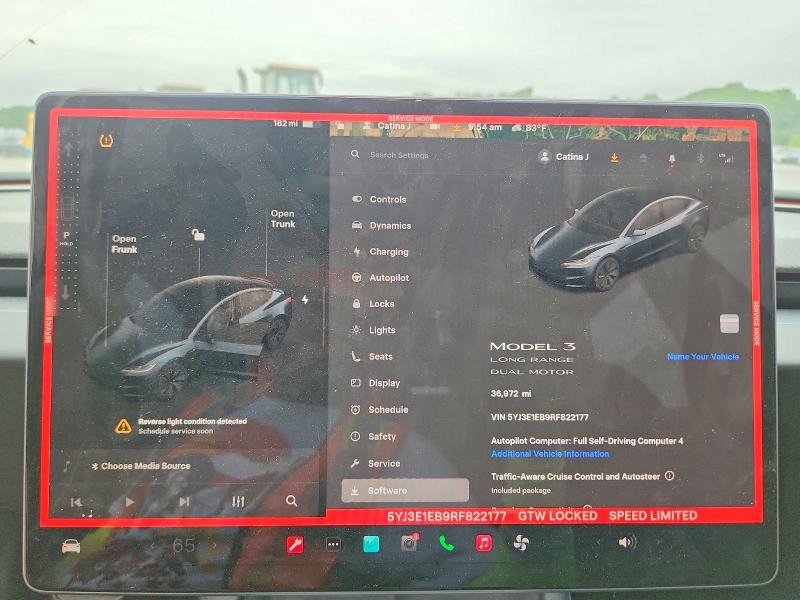 62586226 :رقم المزاد ، 5YJ3E1EB9RF822177 vin ، 2024 Tesla Model 3 مزاد بيع