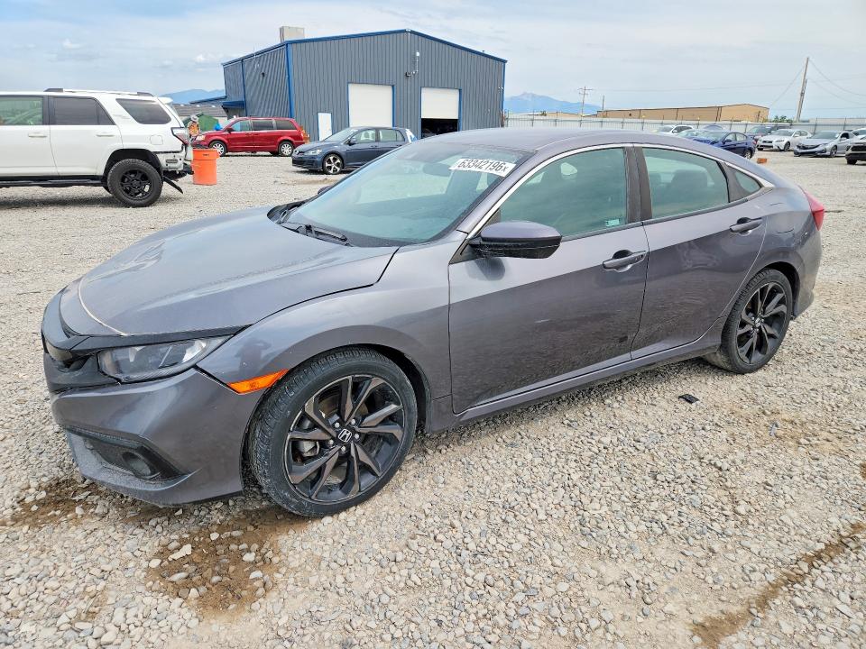 63342196 :رقم المزاد ، 19XFC2F88KE043604 vin ، 2019 Honda Civic مزاد بيع