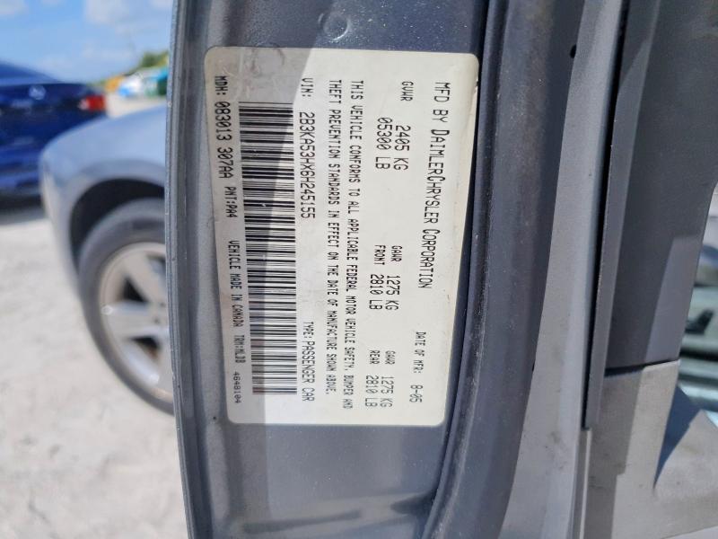 61475206 :رقم المزاد ، 2B3KA53HX6H245155 vin ، 2006 Dodge Charger مزاد بيع