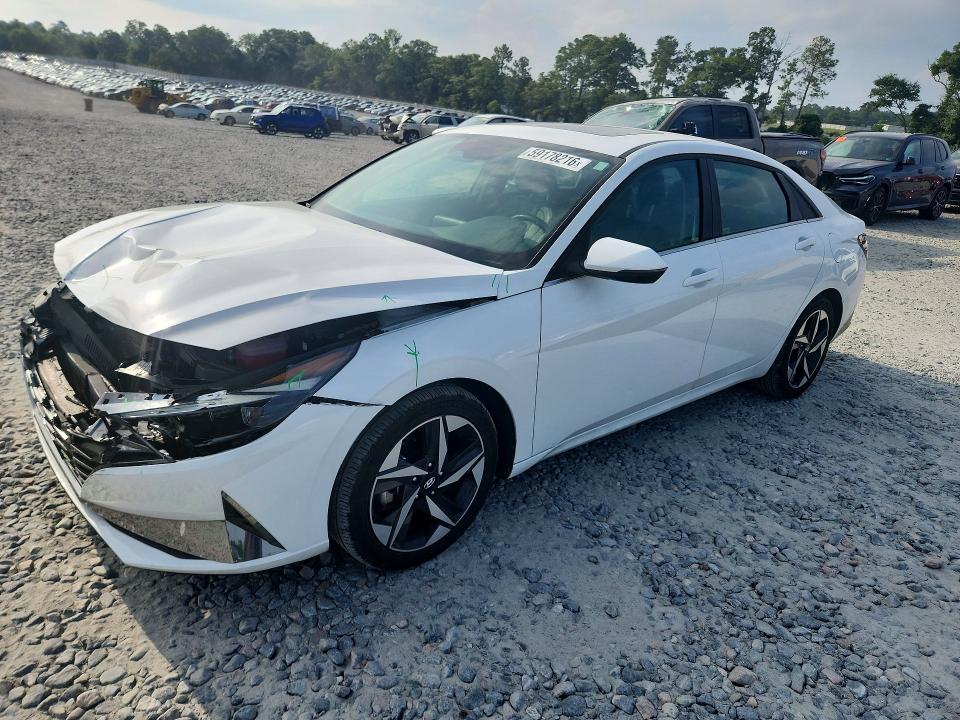 2021 Hyundai Elantra მანქანა იყიდება აუქციონზე, vin: KMHLN4AJ6MU003704, აუქციონის ნომერი: 59178216