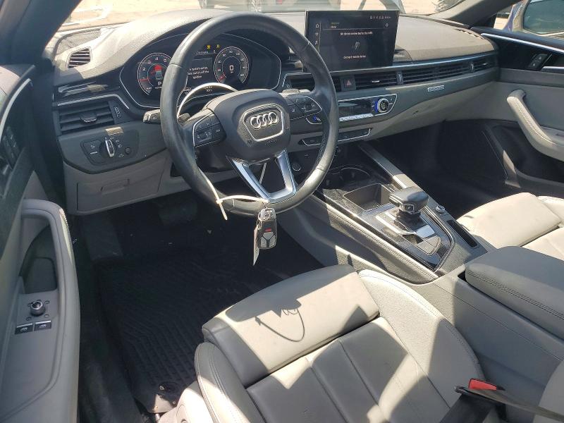 2021 Audi A5 მანქანა იყიდება აუქციონზე, vin: WAUTAAF5XMA055751, აუქციონის ნომერი: 59392186