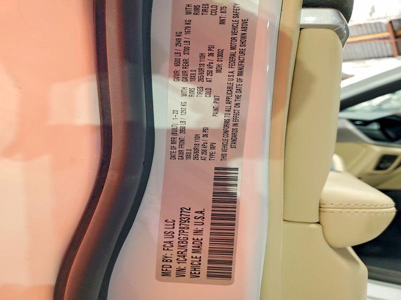 61402666 :رقم المزاد ، 1C4RJKBG7P8793772 vin ، 2023 Jeep Grand Cherokee مزاد بيع