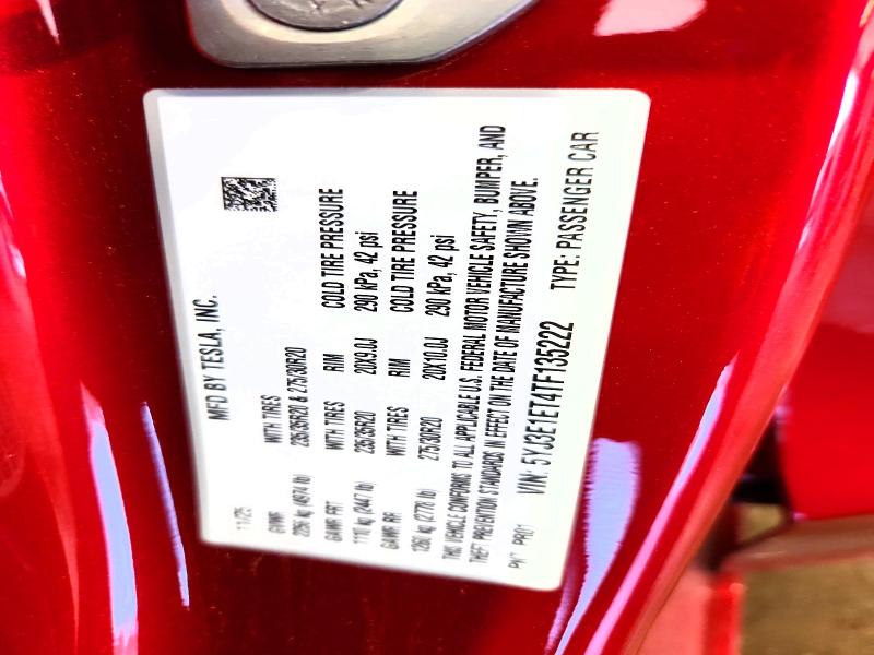 Aukcja sprzedaży 2026 Tesla Model 3, vin: 5YJ3E1ET4TF135222, numer aukcji: 59877306
