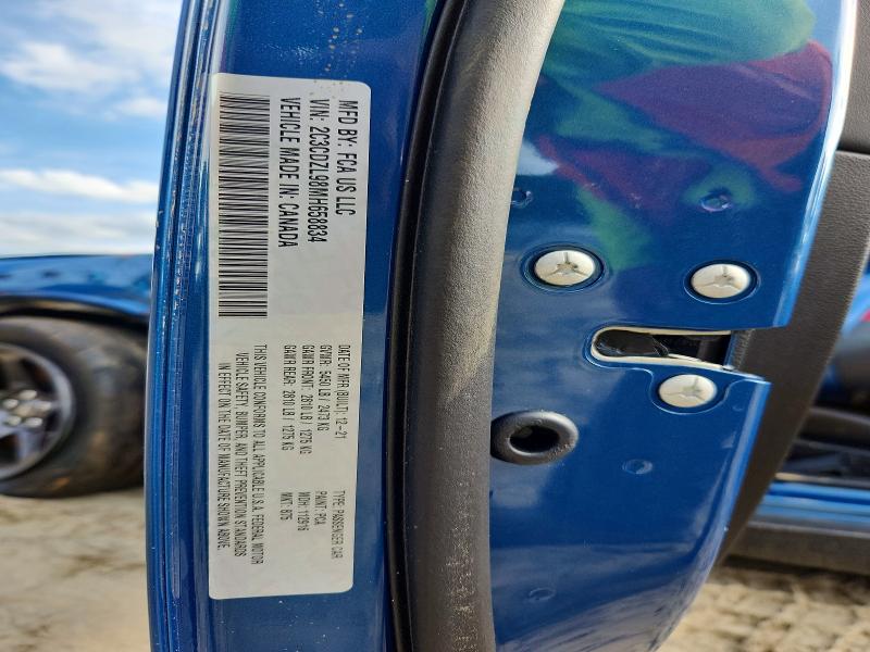 Продажа на аукционе авто 2021 Dodge Challenger, vin: 2C3CDZL98MH658834, номер лота: 62406636
