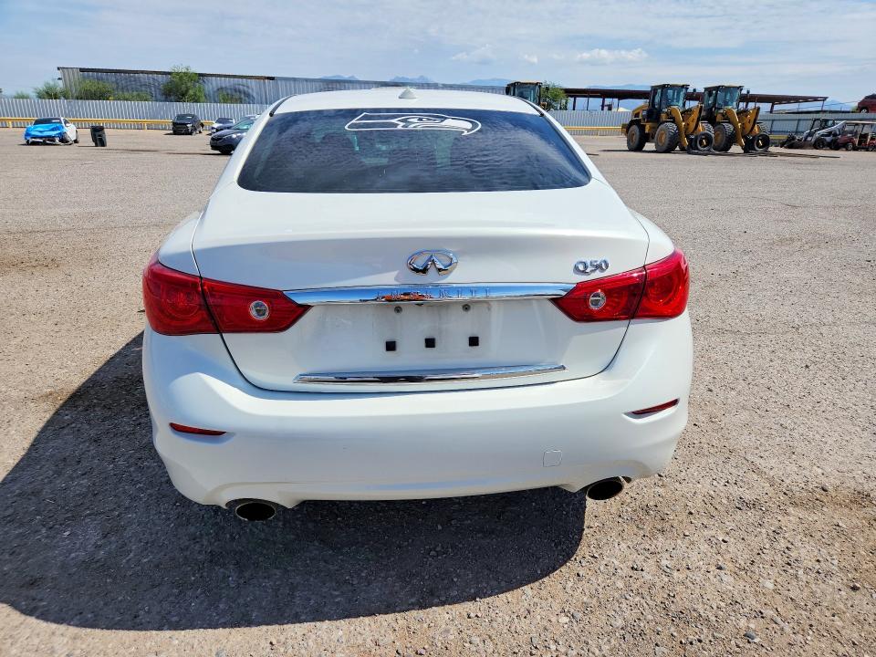60525866 :رقم المزاد ، JN1BV7AP5FM331496 vin ، 2015 Infiniti Q50 مزاد بيع