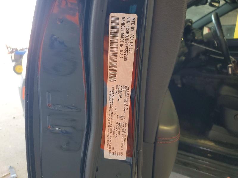 2023 Dodge Durango მანქანა იყიდება აუქციონზე, vin: 1C4RDJDG6PC572305, აუქციონის ნომერი: 62588956