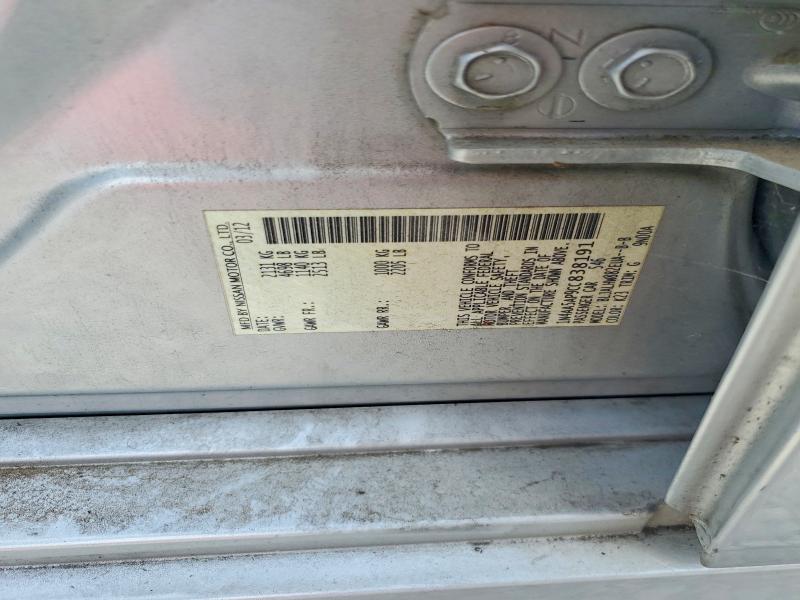 Продаж на аукціоні авто 2012 Nissan Maxima, vin: 1N4AA5AP9CC838191, номер лоту: 59872996