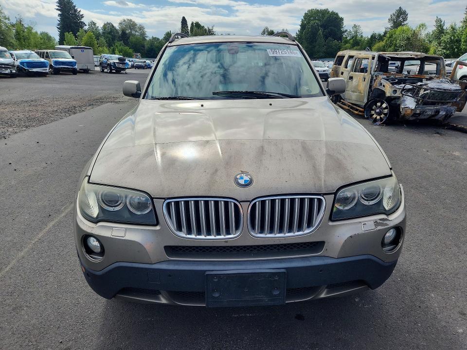 2007 Bmw X3 მანქანა იყიდება აუქციონზე, vin: WBXPC93447WJ02212, აუქციონის ნომერი: 59725146