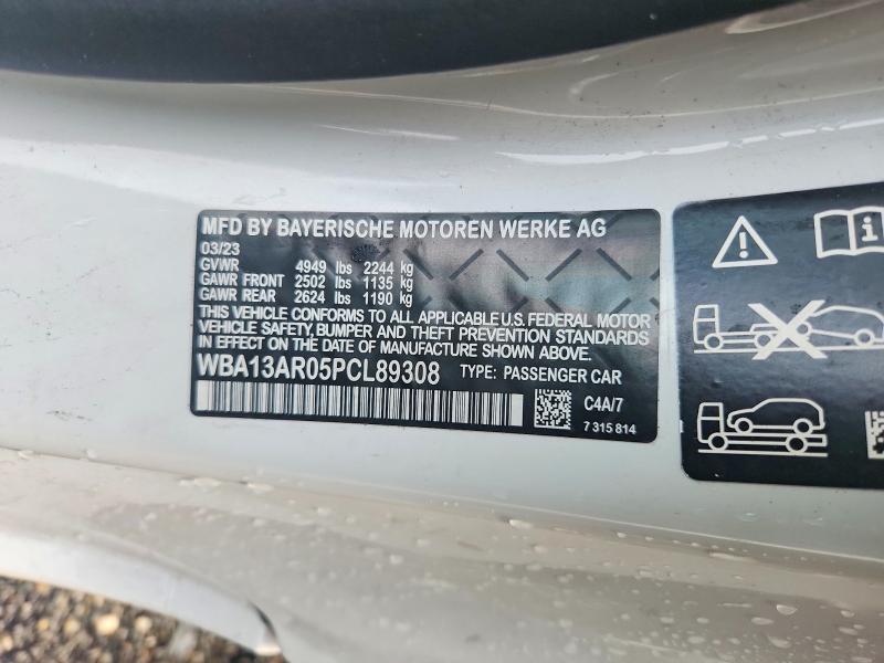Aukcja sprzedaży 2023 Bmw M440xi, vin: WBA13AR00PCL67958, numer aukcji: 62825636