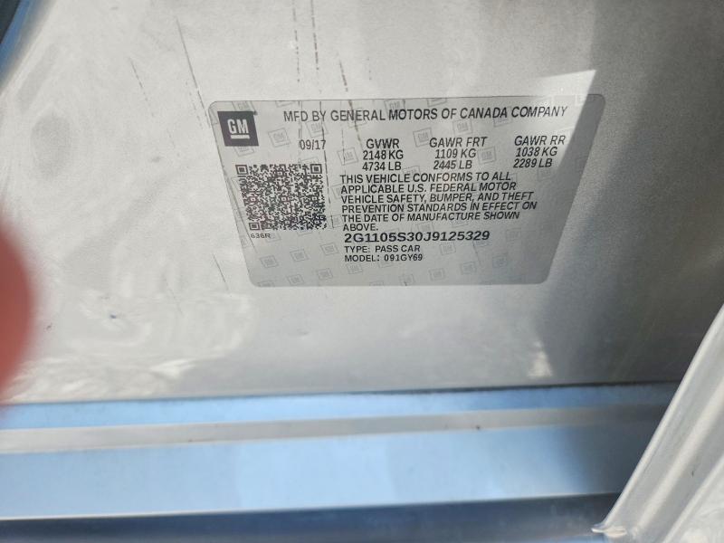 Продажа на аукционе авто 2018 Chevrolet Impala, vin: 2G1105S30J9125329, номер лота: 60014506