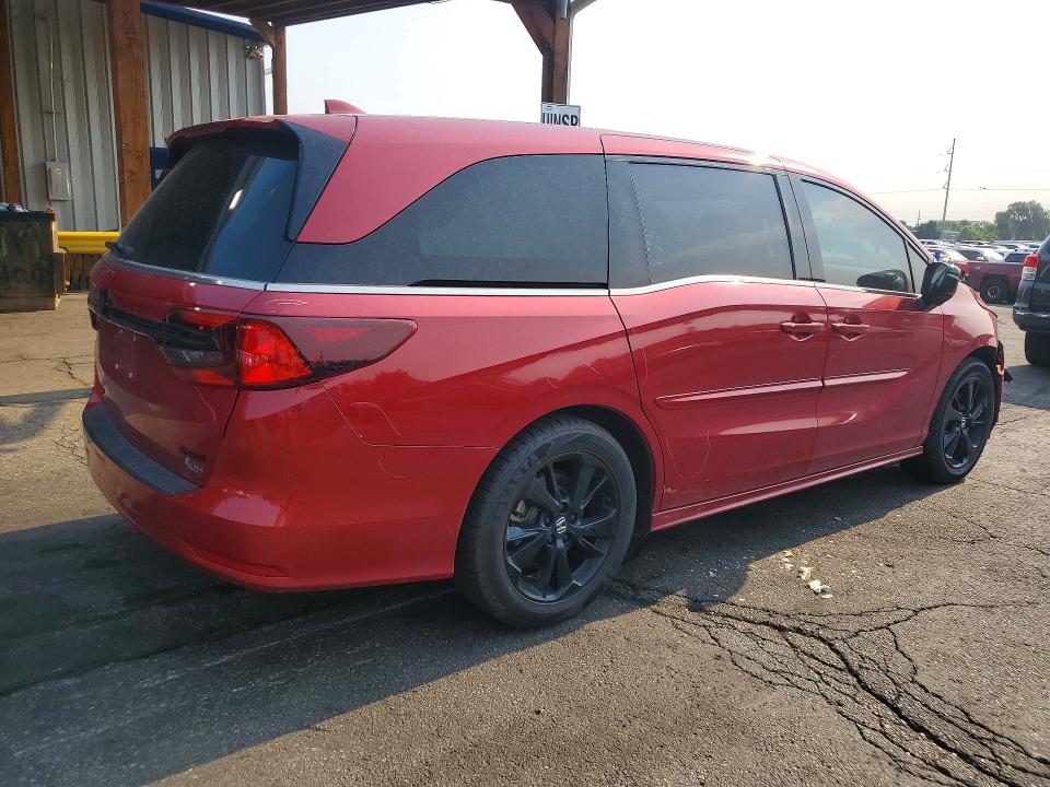 60230466 :رقم المزاد ، 5FNRL6H71RB002213 vin ، 2024 Honda Odyssey مزاد بيع