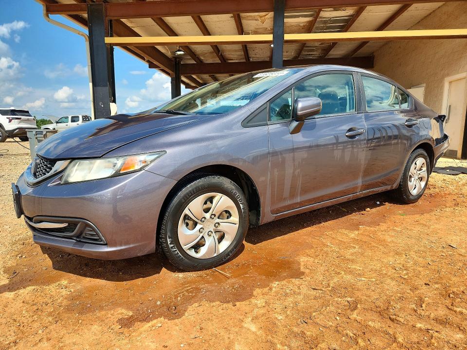 61625056 :رقم المزاد ، 19XFB2F57FE239838 vin ، 2015 Honda Civic مزاد بيع