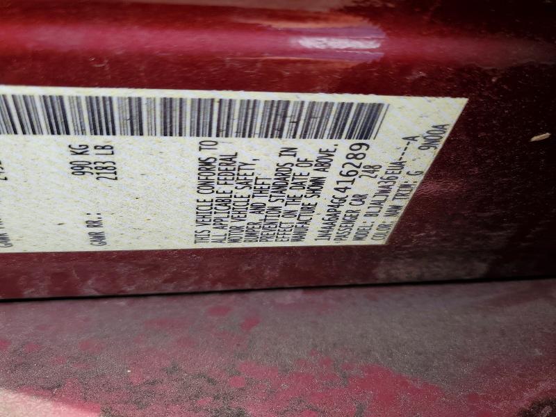 2016 Nissan Maxima მანქანა იყიდება აუქციონზე, vin: 1N4AA6AP4GC416289, აუქციონის ნომერი: 61839046