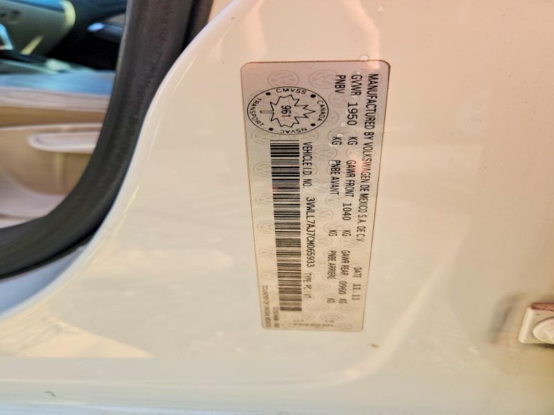 Продажа на аукционе авто 2012 Volkswagen Jetta, vin: 3VWLL7AJ7CM065933, номер лота: 57926276