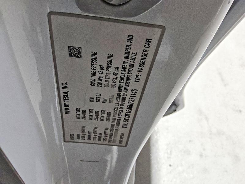 Aukcja sprzedaży 2022 Tesla Model 3, vin: 5YJ3E1EA6NF371145, numer aukcji: 61530756