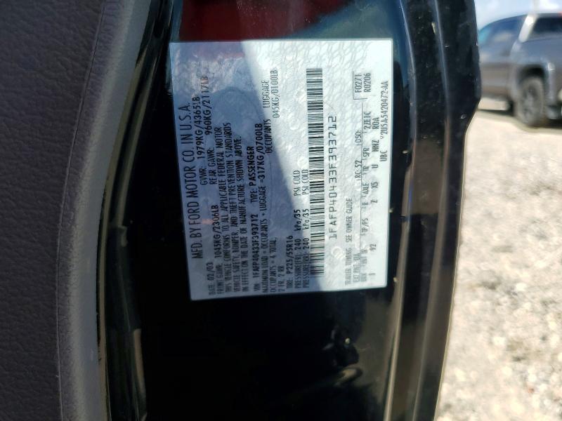 60061716 :رقم المزاد ، 1FAFP40433F393712 vin ، 2003 Ford Mustang مزاد بيع