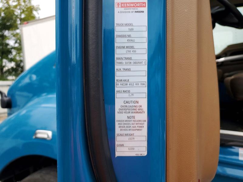 Aukcja sprzedaży 2021 Kenworth T680, vin: 1XKYD49X0MJ450461, numer aukcji: 61390656