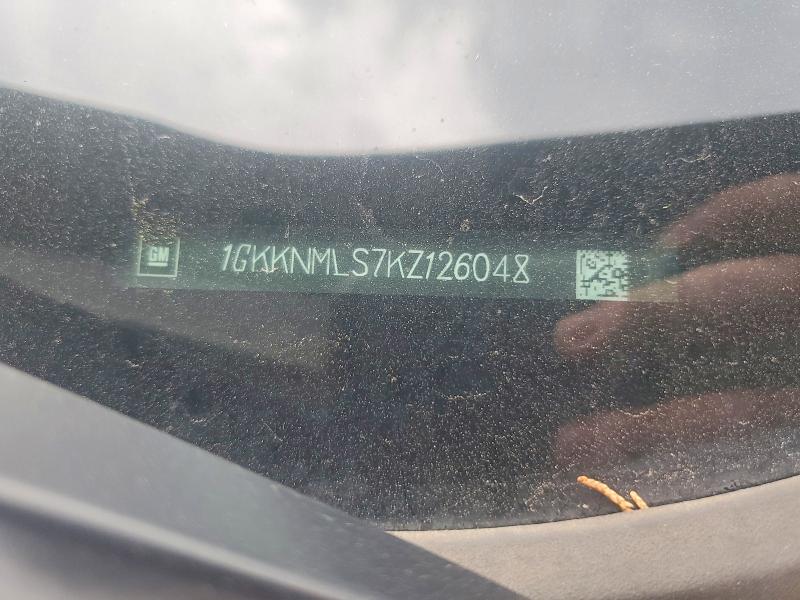 Продаж на аукціоні авто 2019 Gmc Acadia, vin: 1GKKNMLS7KZ126048, номер лоту: 61774116