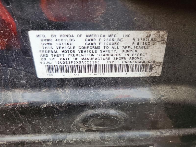 62467956 :رقم المزاد ، 19UDE2F3XGA023565 vin ، 2016 Acura Ilx مزاد بيع