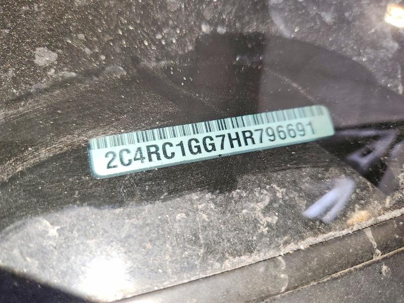 Aukcja sprzedaży 2017 Chrysler Pacifica, vin: 2C4RC1GG7HR796691, numer aukcji: 60001586