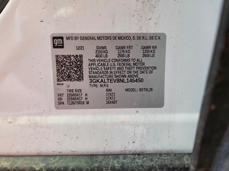 Продажа на аукционе авто 2022 Gmc Terrain, vin: 3GKALTEV8NL145450, номер лота: 60847976