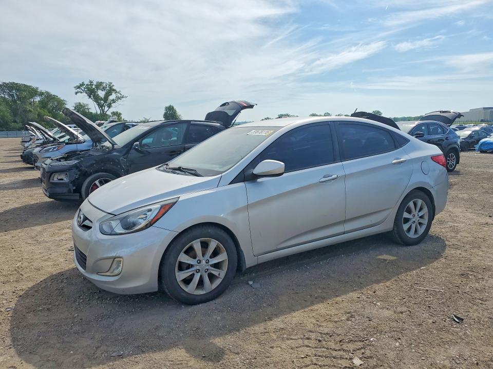 59678116 :رقم المزاد ، KMHCU4AE2CU180755 vin ، 2012 Hyundai Accent مزاد بيع