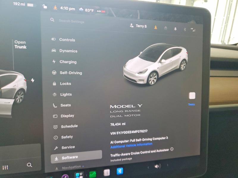 Aukcja sprzedaży 2021 Tesla Model Y, vin: 5YJYGDEE4MF078217, numer aukcji: 61223886