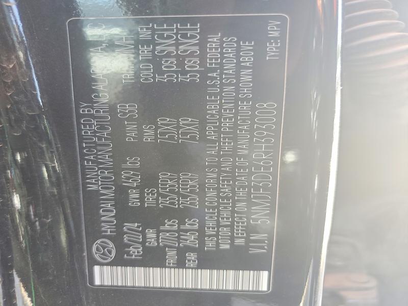 Продаж на аукціоні авто 2024 Hyundai Tucson, vin: 5NMJF3DE6RH393008, номер лоту: 57706746