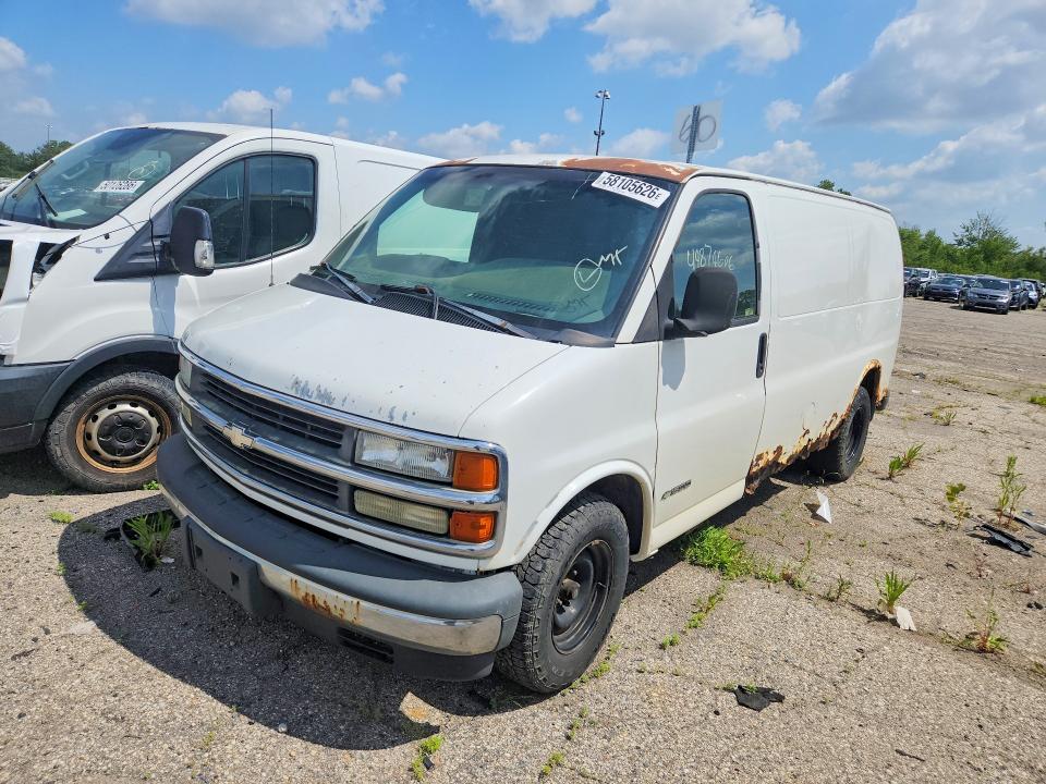 2002 Chevrolet Express მანქანა იყიდება აუქციონზე, vin: 1GCFG15R121183618, აუქციონის ნომერი: 58105626