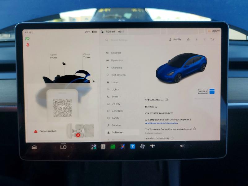 Продажа на аукционе авто 2022 Tesla Model 3, vin: 5YJ3E1EA6NF288475, номер лота: 62533626