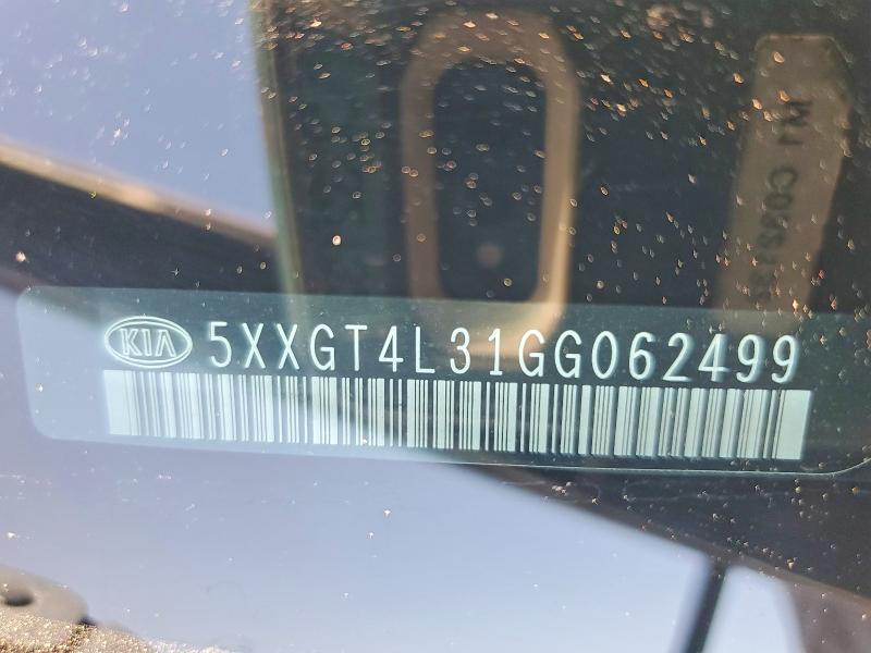 62156926 :رقم المزاد ، 5XXGT4L31GG062499 vin ، 2016 Kia Optima مزاد بيع