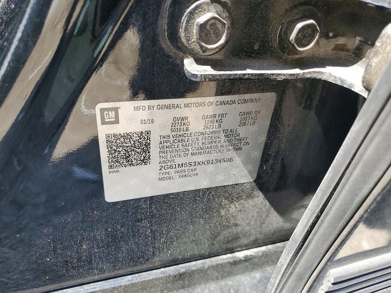 Продажа на аукционе авто 2019 Cadillac Xts, vin: 2G61M5S3XK9134586, номер лота: 60887326