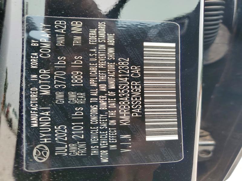 Продажа на аукционе авто 2025 Hyundai Venue, vin: KMHRB8A35SU412382, номер лота: 61405876