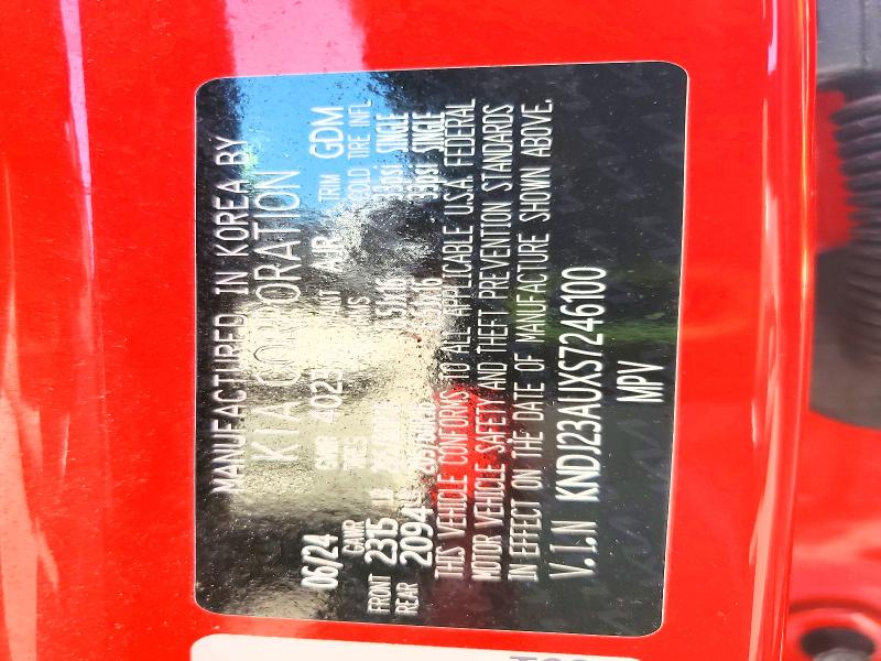 61691836 :رقم المزاد ، KNDJ23AUXS7246100 vin ، 2025 Kia Soul مزاد بيع