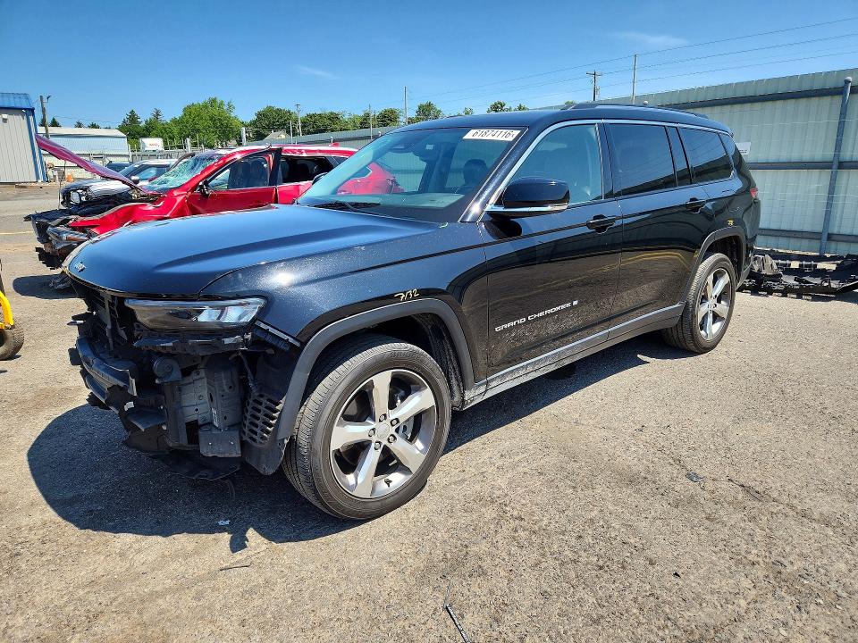 61874116 :رقم المزاد ، 1C4RJKBG7M8163326 vin ، 2021 Jeep Grand Cherokee مزاد بيع