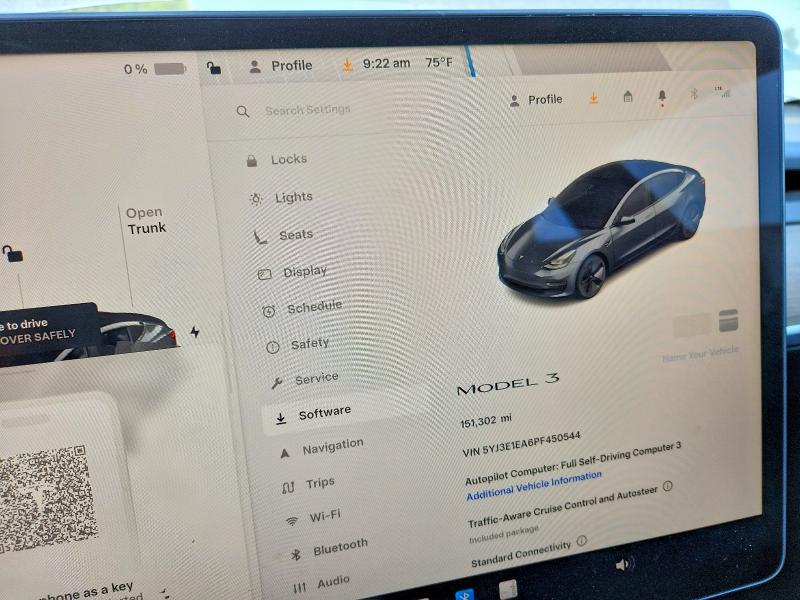 59896586 :رقم المزاد ، 5YJ3E1EA6PF450544 vin ، 2023 Tesla Model 3 مزاد بيع