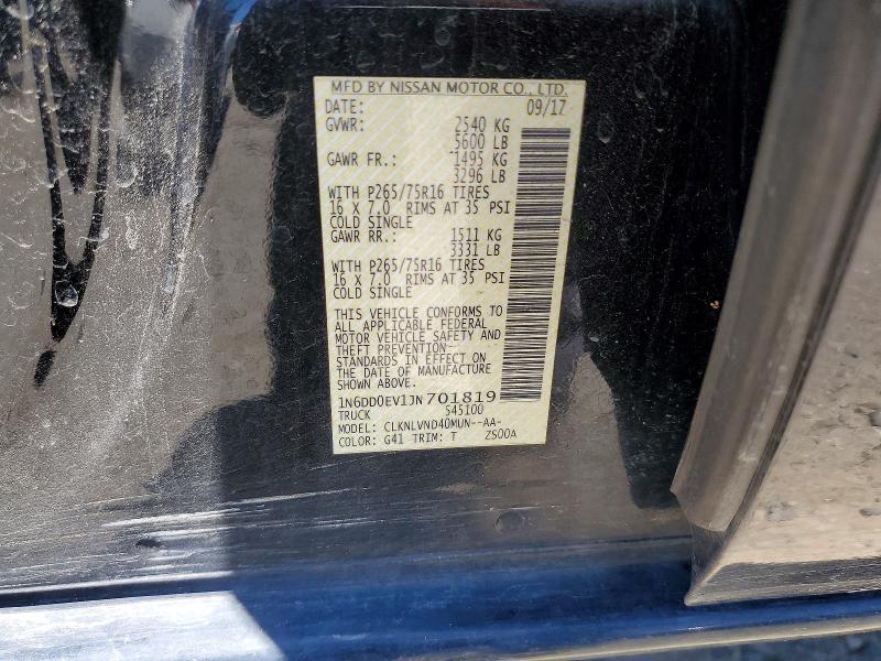 Продаж на аукціоні авто 2018 Nissan Frontier, vin: 1N6DD0EV1JN701819, номер лоту: 85620865