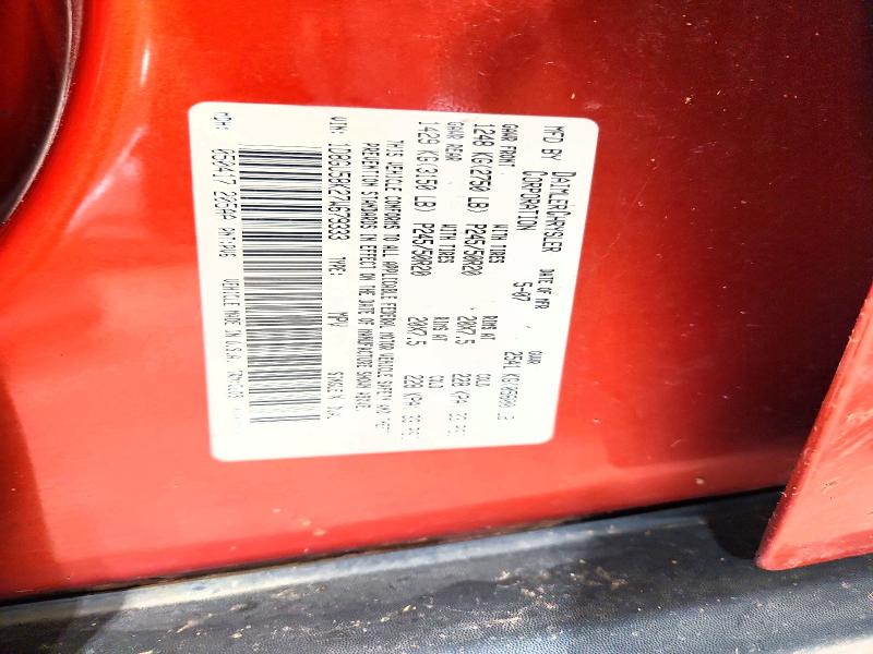 Aukcja sprzedaży 2007 Dodge Nitro, vin: 1D8GU58K27W679333, numer aukcji: 62786126