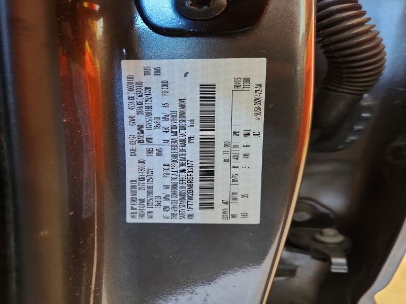 62156976 :رقم المزاد ، 1FT7W2BN8REF03177 vin ، 2024 Ford F250 مزاد بيع