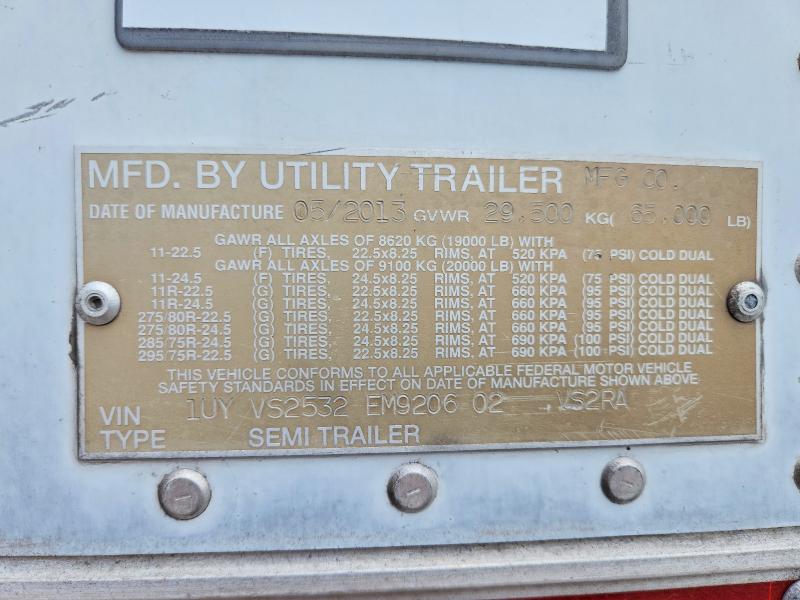 2014 Utility Trailer Manufacture Trailer მანქანა იყიდება აუქციონზე, vin: 1UYVS2532EM920602, აუქციონის ნომერი: 64712276