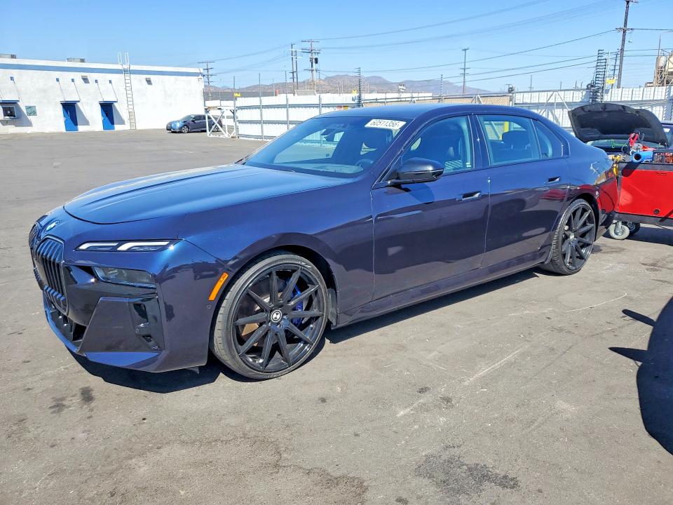 2024 Bmw 740 მანქანა იყიდება აუქციონზე, vin: WBA23EH01RCR25672, აუქციონის ნომერი: 60511356