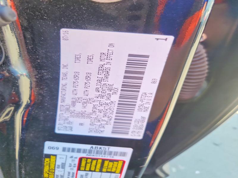 Aukcja sprzedaży 2016 Toyota Tundra, vin: 5TFAW5F16GX571395, numer aukcji: 62683146
