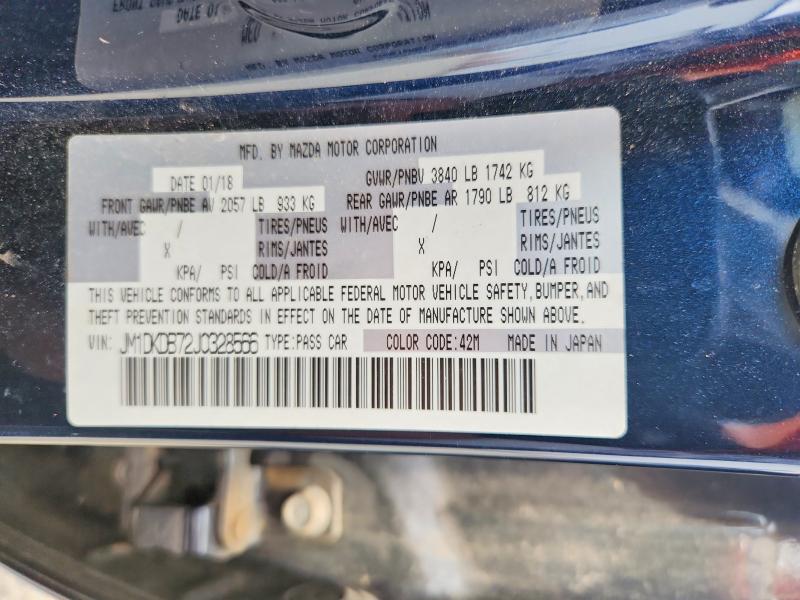 Aukcja sprzedaży 2018 Mazda Cx-3, vin: JM1DKDB72J0328566, numer aukcji: 61350316