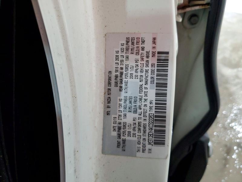 Aukcja sprzedaży 2019 Mazda Cx-9, vin: JM3TCBDY4K0322263, numer aukcji: 61168176