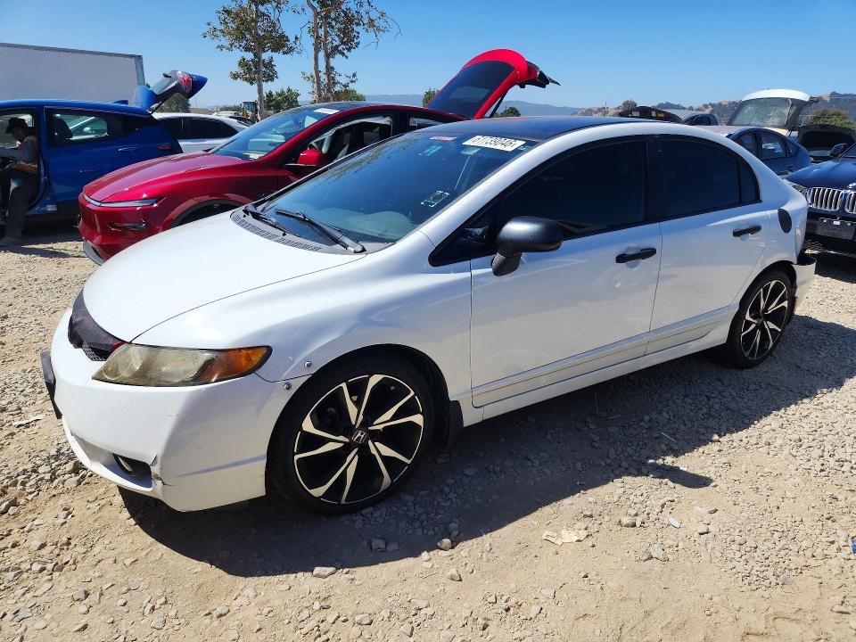 61739046 :رقم المزاد ، 19XFA1F35AE007601 vin ، 2010 Honda Civic مزاد بيع