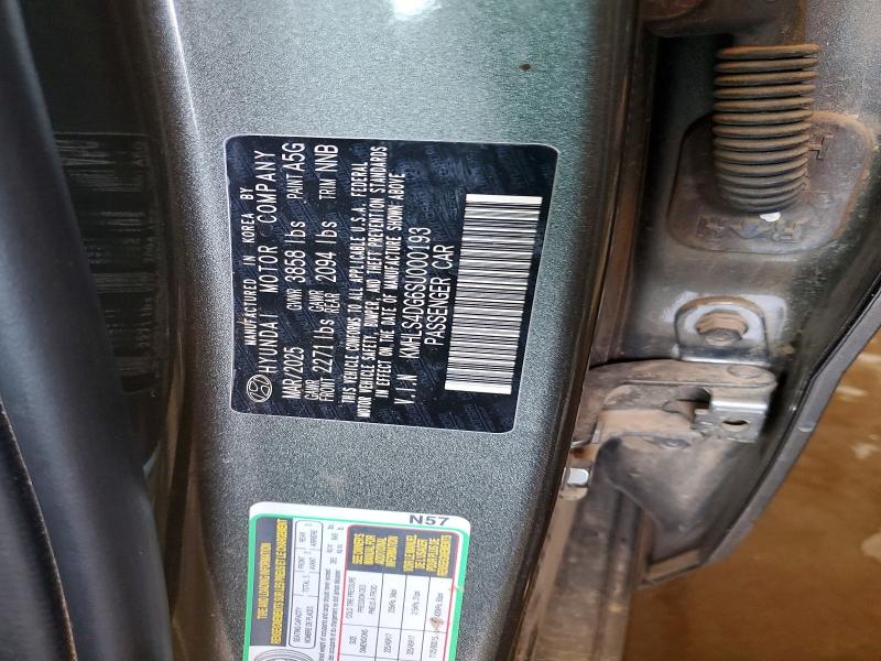 Aukcja sprzedaży 2025 Hyundai Elantra, vin: KMHLS4DG6SU000193, numer aukcji: 63347476